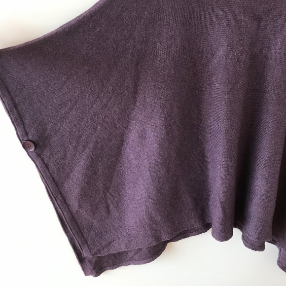 REMAIN purple knit poncho sweater - Picture 5 of 10